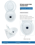 Freucamp RV Semi-Ceramic Cassette Toilet – Ceramic Liner