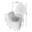 Freucamp Swivel Cassette Toilet with Access Door