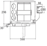 HB9000 Underbunk Reverse Cycle Air Conditioner included ducting 10 metres - COOL-J