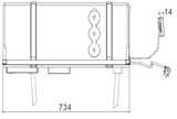 HB9000 Underbunk Reverse Cycle Air Conditioner included ducting 10 metres - COOL-J